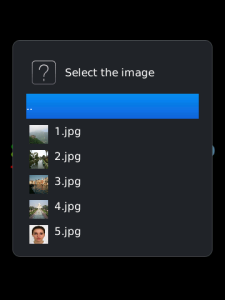 Colored Photo for blackberry Screenshot