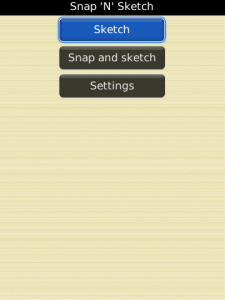 Snap N Sketch Trail for blackberry Screenshot