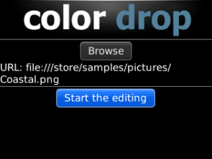 Color Drop for blackberry Screenshot