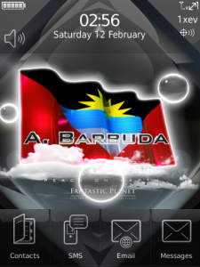 A.BARBUDA - GLAMOROUS WALLPAPER FLAG
