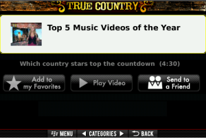 True Country by GoTV for blackberry Screenshot