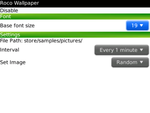 Roco Wallpaper for blackberry Screenshot