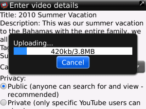 Player For YouTube Pro for blackberry Screenshot