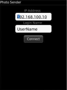 MirrorOp Photo Sender Free for blackberry Screenshot