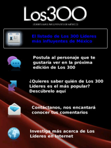 Los 300 versión Touch