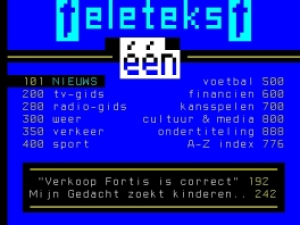 NOS Teletext trial