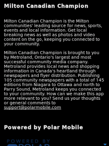 Milton Canadian Champion