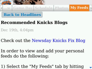 Official New York Knicks