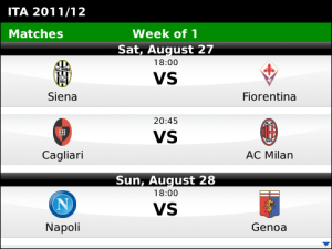 Italian Serie A 2011-12