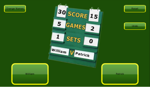 Tennis Scorer