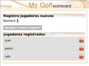 My Golf Scorecard