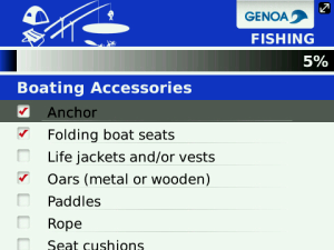 Fishing Checklist