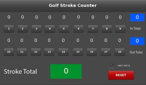 Golf Stroke Counter