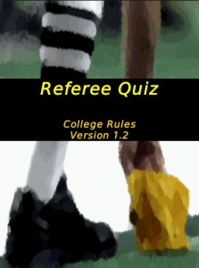 Football Referee Quiz: College Rulebook