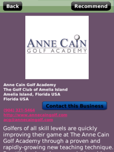 Ladies Golf Schools and Teachers