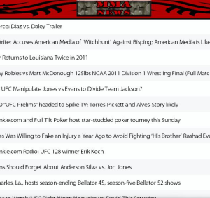 MMA News