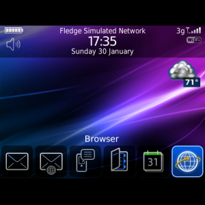 1 Row Weather Theme - Weather Icon Appears in Top Right - Weather Themes Series
