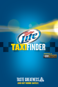 Miller Lite TaxiFinder