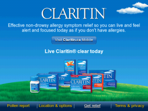 Claritin Pollen Alert