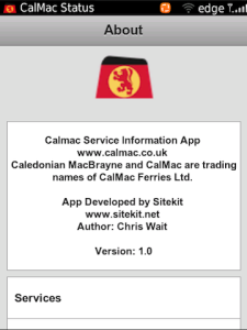 CalMac Status