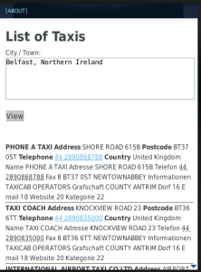 Taxi Finder