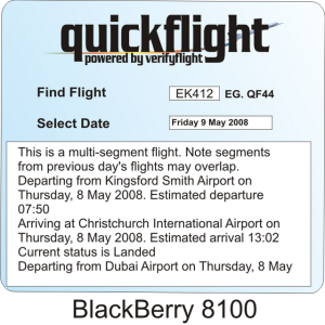 Quickflight Flight Status