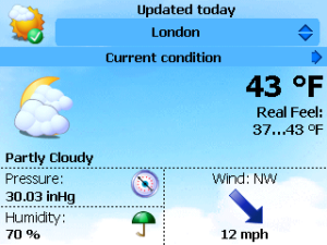 Handy Weather for BlackBerry 3-month subscription