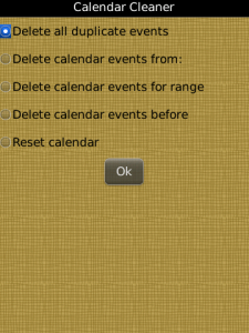 Calendar Cleaner