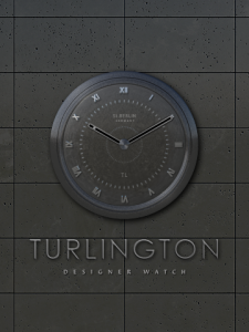 desktop Clock Turlington Classic