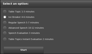 Speech Timer