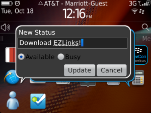 EZLinks for BBM