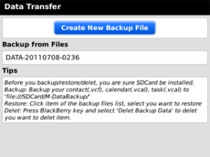 Data Transfer - The Best Backup n Restore Tool with BlackBerry