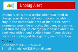 Unplug Alert