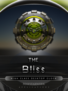 Bliss1 Designer Desktop Clock