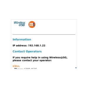 Wireless@SG Connect M1