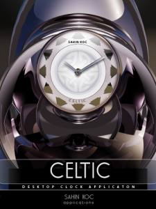 CELTIC desktop Clock