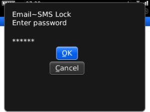 Email SMS Lock