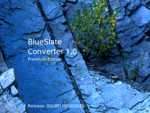 BlueSlate Converter Premium