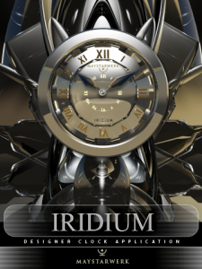 IRIDIUM Designer desktop clock