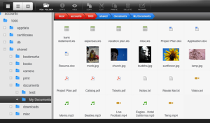 File Explorer for BlackBerry PlayBook