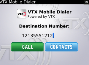 VTX Mobile Dialer