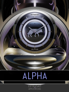 ALPHA desktop Clock