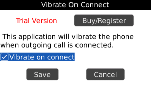 Vibrate on Connect