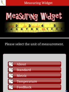 Measuring Widget 6.0