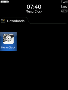 Menu Clock free