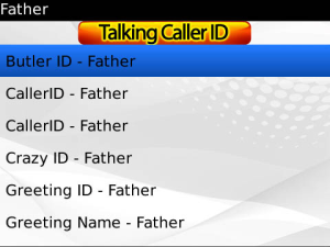 Talking Caller ID