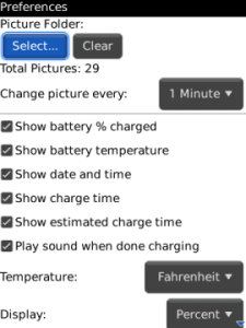 BatteryInfo - Display battery info and wallpaper while charging