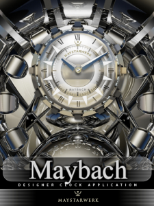 MAYBACH Designer Desktop Clock