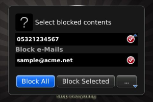 SRS Call SMS and eMail Spam Blocker