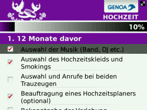 Hochzeits-Checkliste